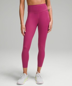 Purple Lululemon Fast and Free High-Rise Tight 25” Pockets Women Leggings | NZ_LuLu49119