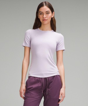 Purple Lululemon Hold Tight Short-Sleeve Women T Shirts | NZ_LuLu14816