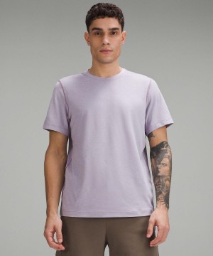 Purple Lululemon Soft Jersey Short-Sleeve Men T Shirts | NZ_LuLu86779