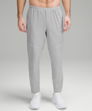 Silver Lululemon Fast and Free Running Men Pants | NZ_LuLu82910