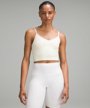 White Lululemon Align™ Cropped Cami Women Tank Top | NZ_LuLu61663