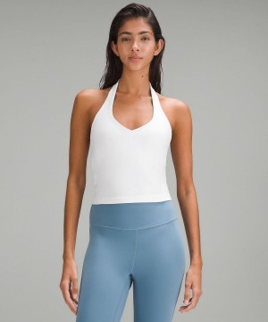 White Lululemon Align™ Halter Women Tank Top | NZ_LuLu58032