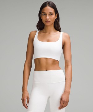 White Lululemon Bend This Scoop and Square Women Sports Bra | NZ_LuLu68262