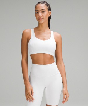 White Lululemon Free to Be Serene Women Sports Bra | NZ_LuLu74084