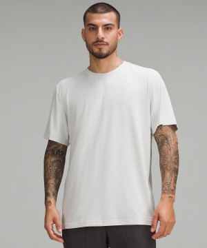 White Lululemon License to Train Relaxed-Fit Short-Sleeve Men T Shirts | NZ_LuLu53737