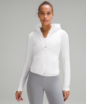 White Lululemon Push Your Pace Women Coats & Jackets | NZ_LuLu21720