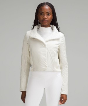 White Lululemon Sleek City Women Coats & Jackets | NZ_LuLu44777