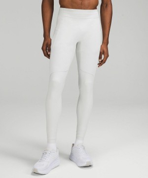 White Lululemon Surge Warm Tight 29" Men Pants | NZ_LuLu66194