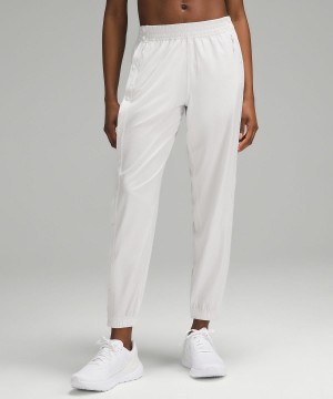 White Lululemon Tear-Away Mid-Rise Track Women Pants | NZ_LuLu27382