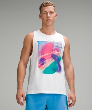 White Lululemon Zeroed In Tank Men Shirts | NZ_LuLu70588