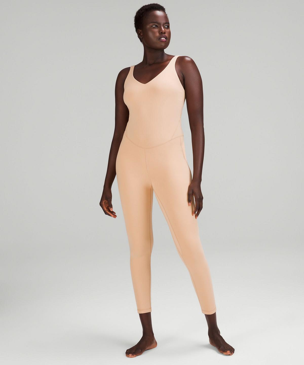 Beige Lululemon Align™ Bodysuit 25" Women Jumpsuit | NZ_LuLu39283