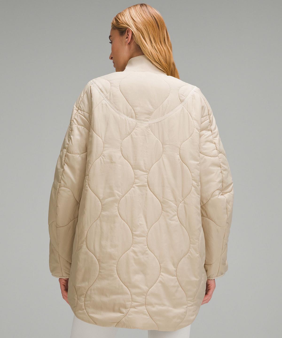 Beige Lululemon Quilted Light Insulation Women Coats & Jackets | NZ_LuLu89354