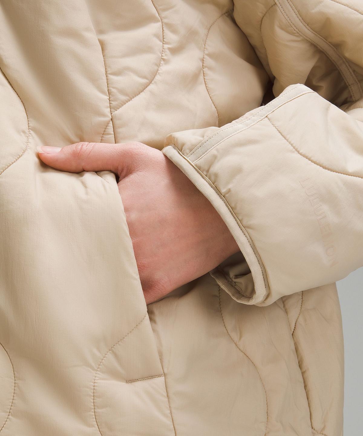 Beige Lululemon Quilted Light Insulation Women Coats & Jackets | NZ_LuLu89354