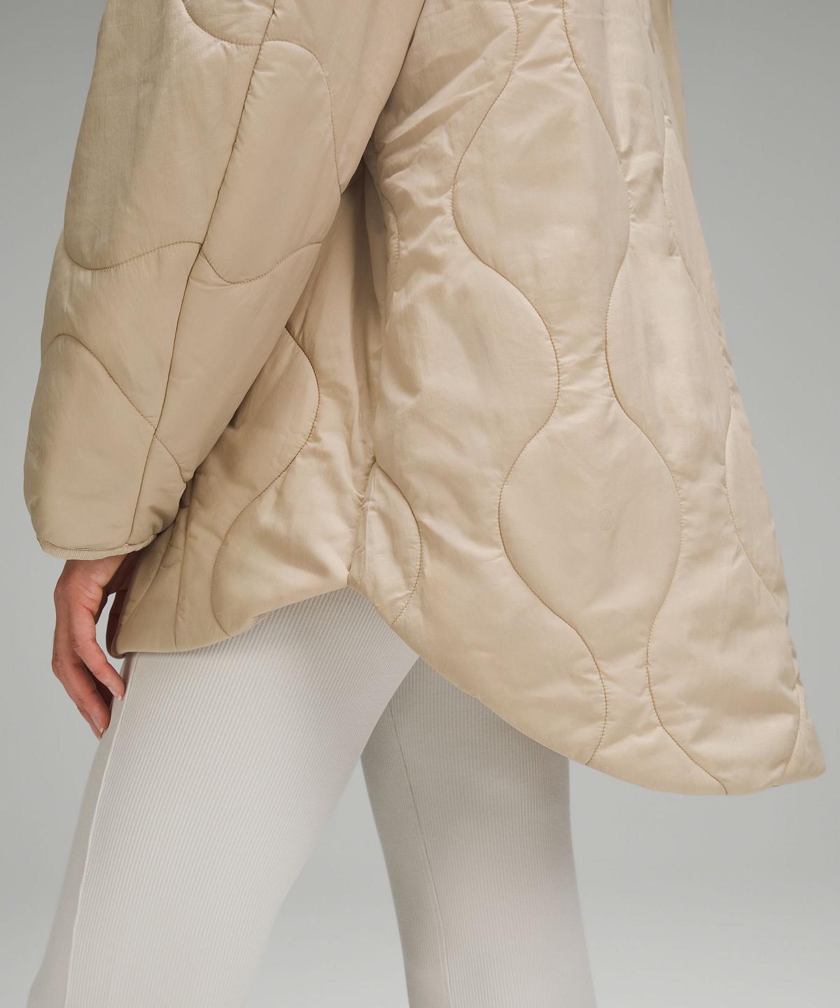 Beige Lululemon Quilted Light Insulation Women Coats & Jackets | NZ_LuLu89354