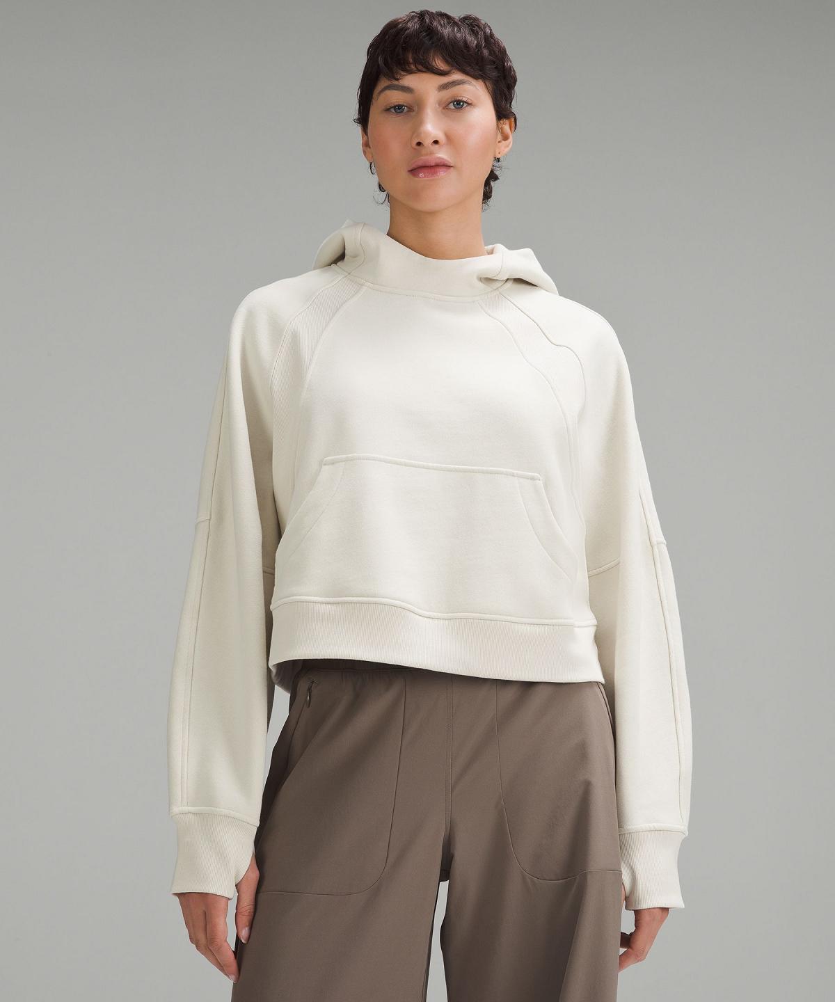 Beige Lululemon Scuba Oversized Women Hoodies & Sweatshirts | NZ_LuLu40046