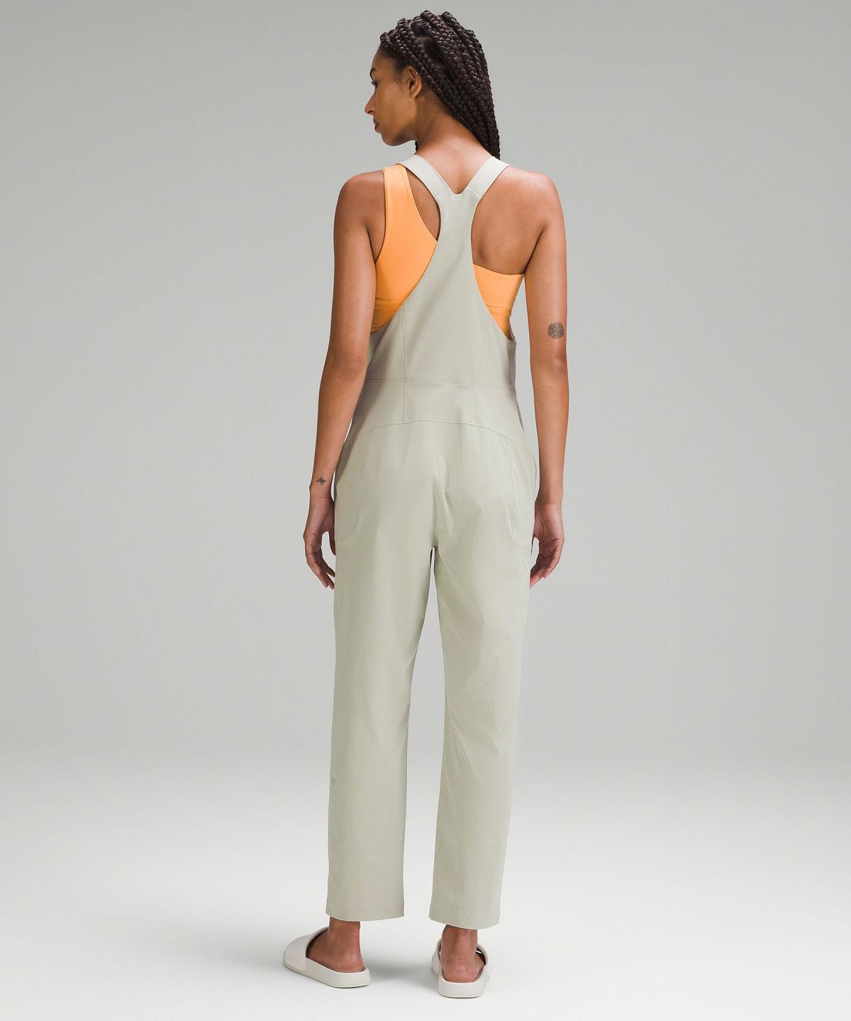 Beige Lululemon WovenAir Overalls Women Jumpsuit | NZ_LuLu36336