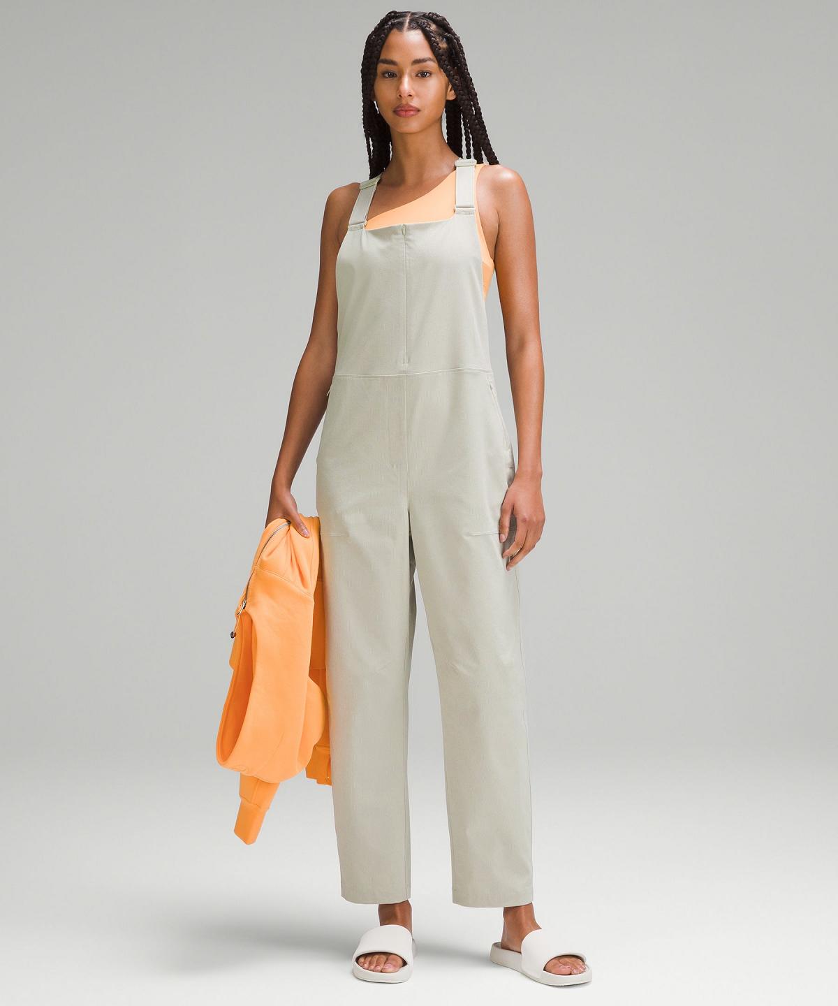 Beige Lululemon WovenAir Overalls Women Jumpsuit | NZ_LuLu36336