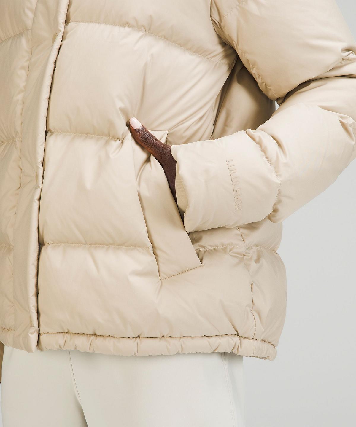 Beige Lululemon Wunder Puff Women Coats & Jackets | NZ_LuLu42715