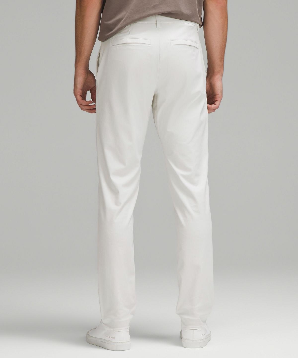 Beige White Lululemon ABC Classic-Fit 34"L Men Pants | NZ_LuLu45730