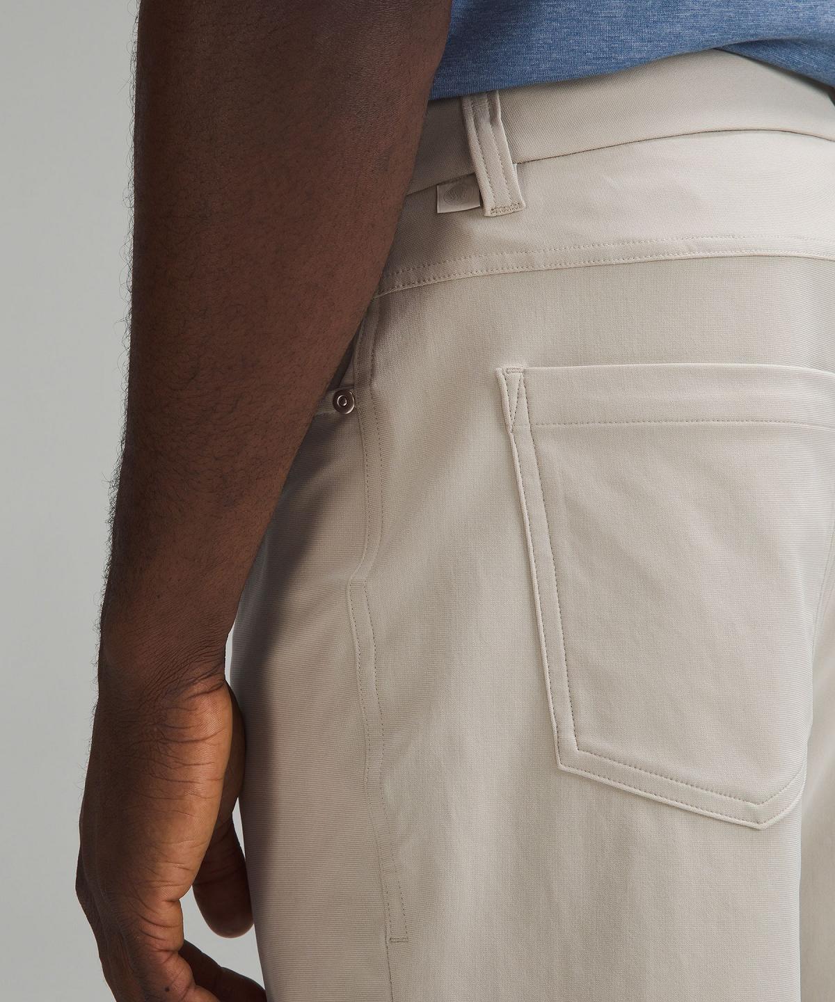 Beige White Lululemon ABC Classic-Fit 5 Pocket 28"L Men Pants | NZ_LuLu13541