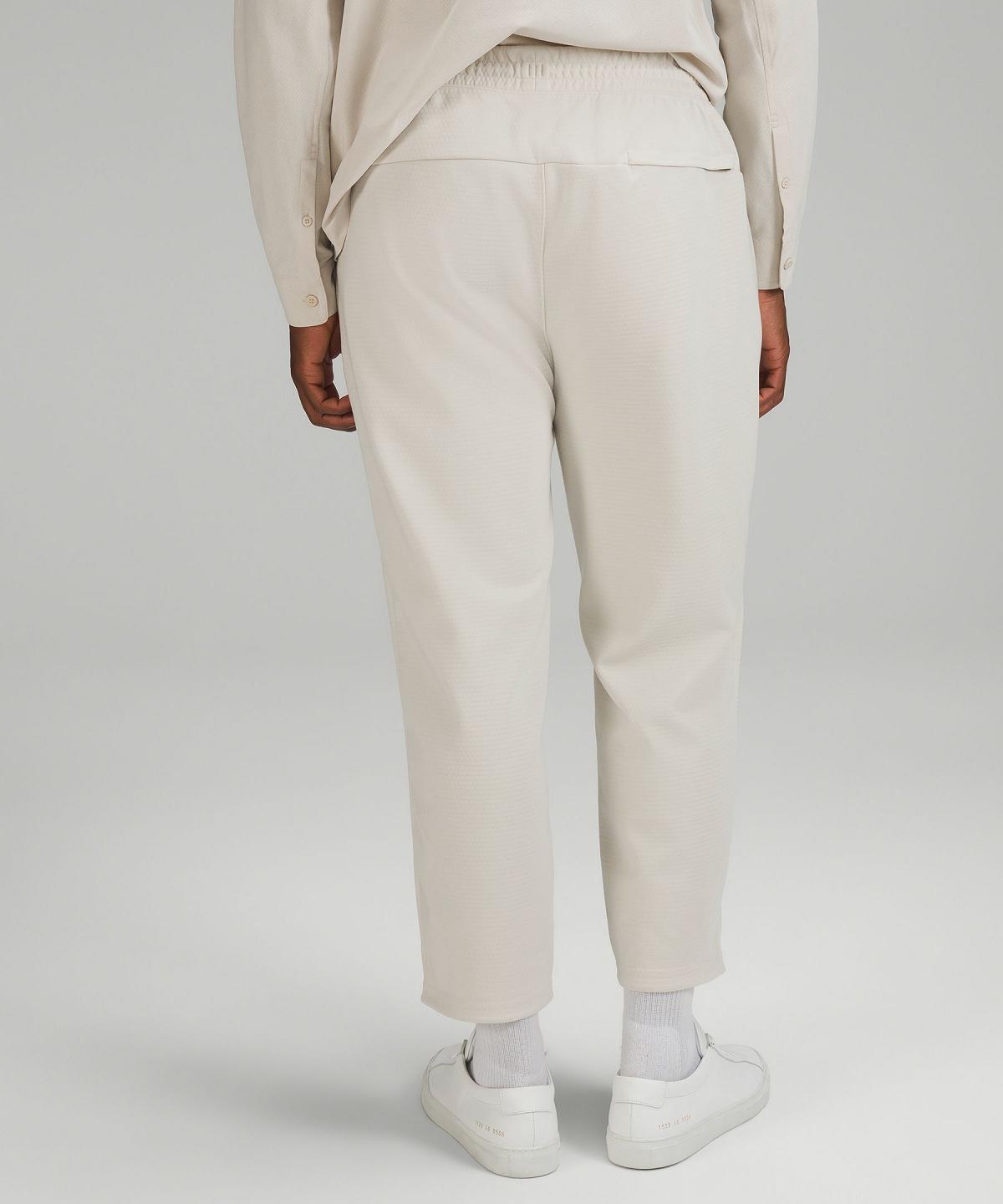 Beige White Lululemon GridLiner Pull-On Men Trousers | NZ_LuLu58578