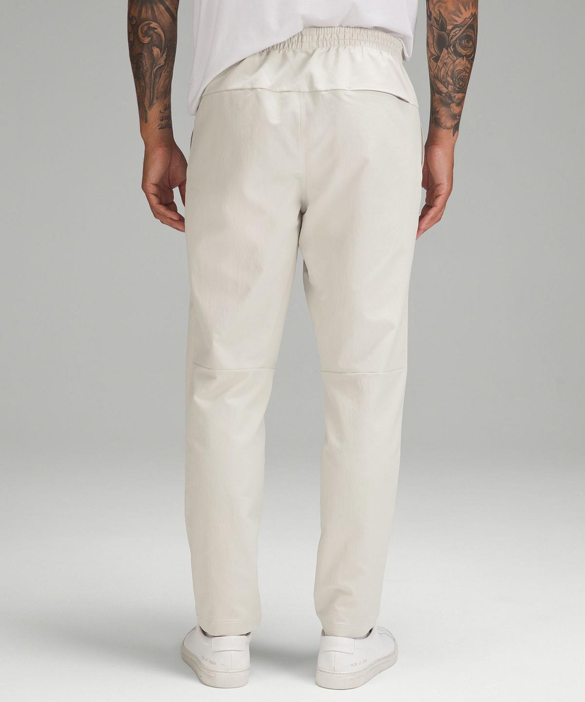 Beige White Lululemon New Venture Men Pants | NZ_LuLu58573