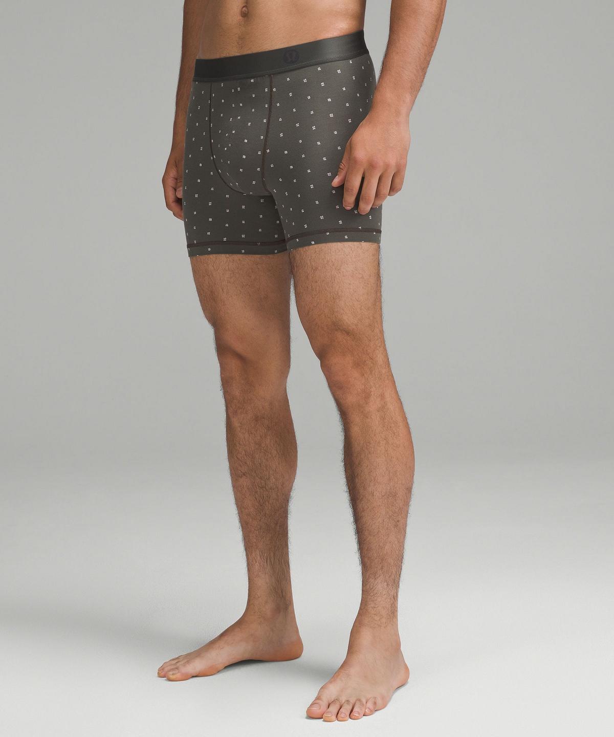 Beige / Brown / Grey Lululemon Always In Motion Boxer 5" Men Underwear | NZ_LuLu63560