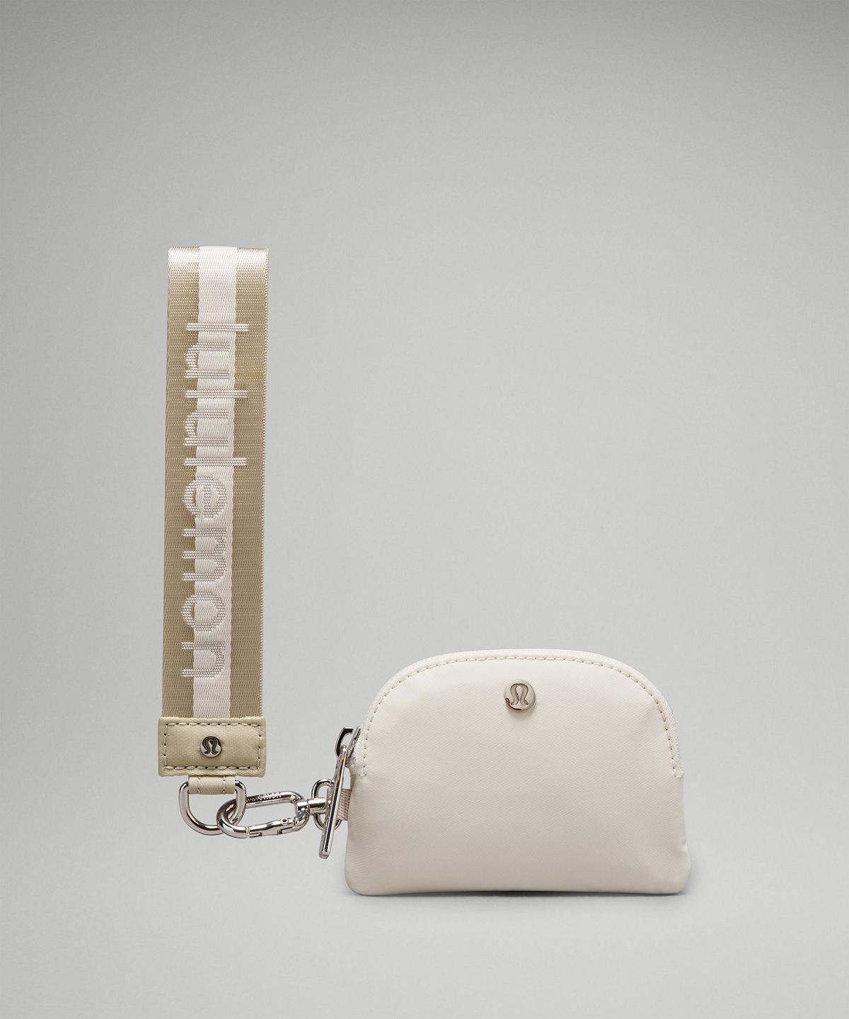 Beige / White Lululemon Dual Pouch Wristlet Bag Wallets & Pouches | NZ_LuLu13217