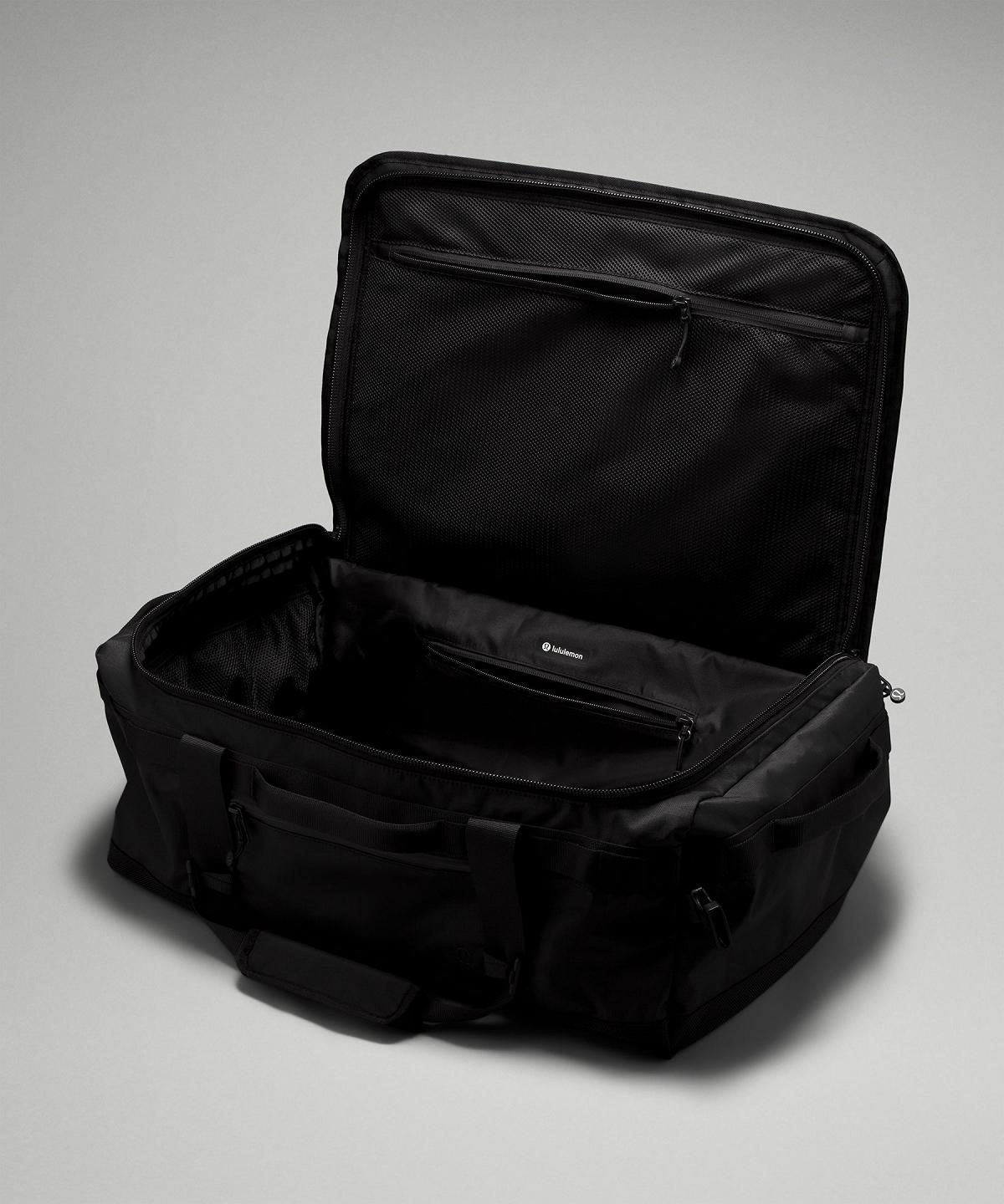 Black Lululemon 2-in-1 Travel 45L Bag Duffle Bags | NZ_LuLu99355