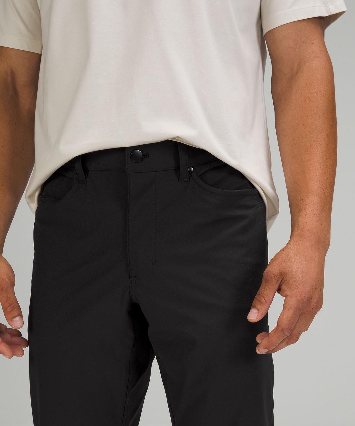 Black Lululemon ABC Classic-Fit 5 32"L Men Pants | NZ_LuLu25184