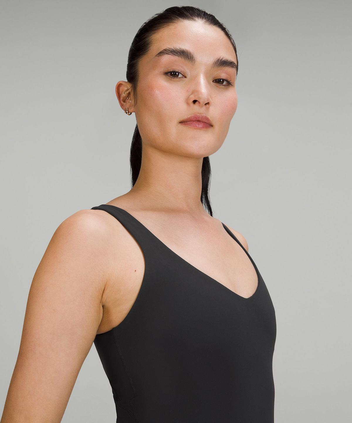 Black Lululemon Align™ 28" Women Bodysuit | NZ_LuLu81399