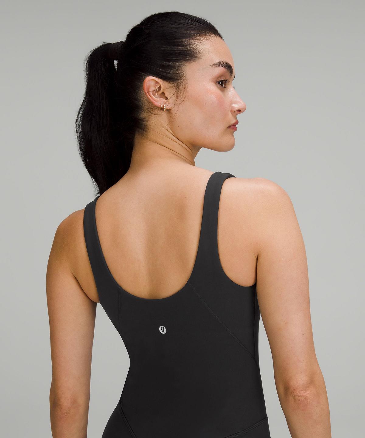 Black Lululemon Align™ 28" Women Bodysuit | NZ_LuLu81399