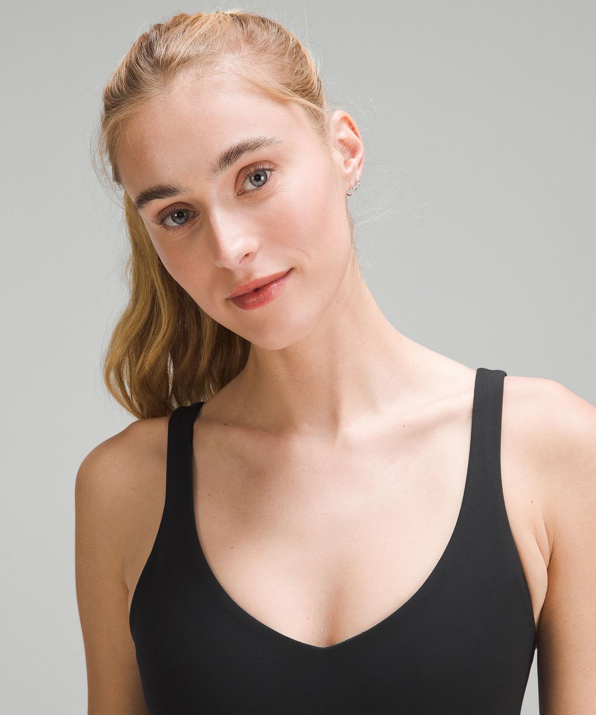 Black Lululemon Align™ 6" Women Bodysuit | NZ_LuLu95535