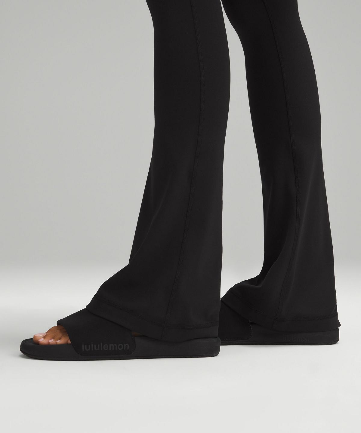 Black Lululemon Align™ Asymmetrical-Waist Mini-Flare Pant 32" Women Leggings | NZ_LuLu54079