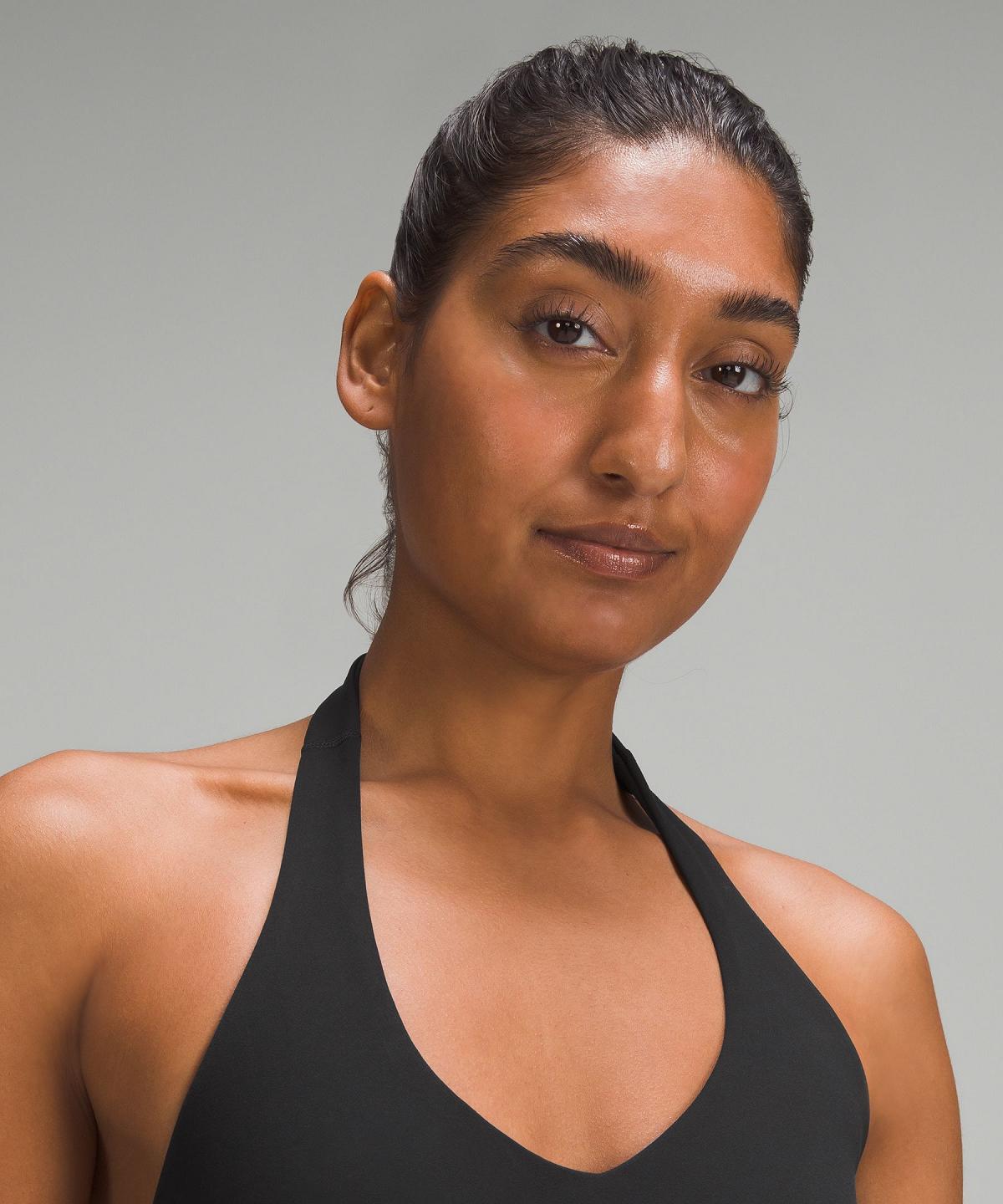 Black Lululemon Align™ Halter 25" Women Bodysuit | NZ_LuLu86582