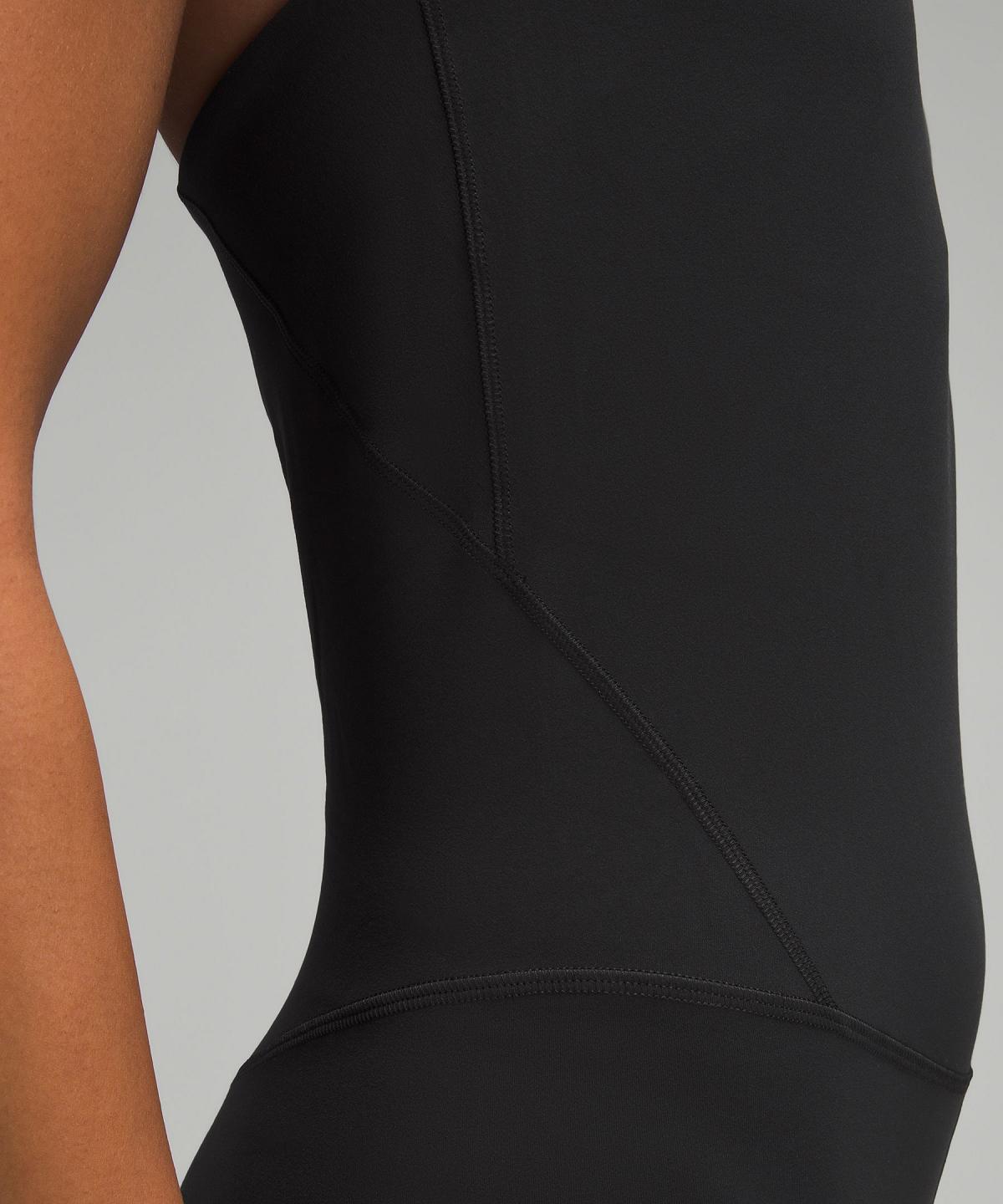 Black Lululemon Align™ Halter 25" Women Bodysuit | NZ_LuLu86582