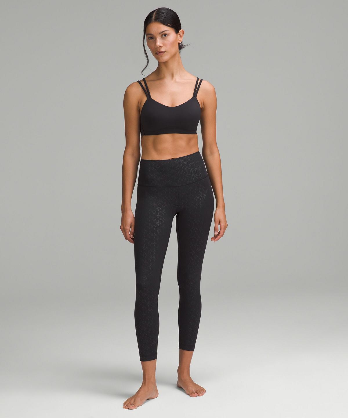 Black Lululemon Align™ High-Rise25" Women Pants | NZ_LuLu49891