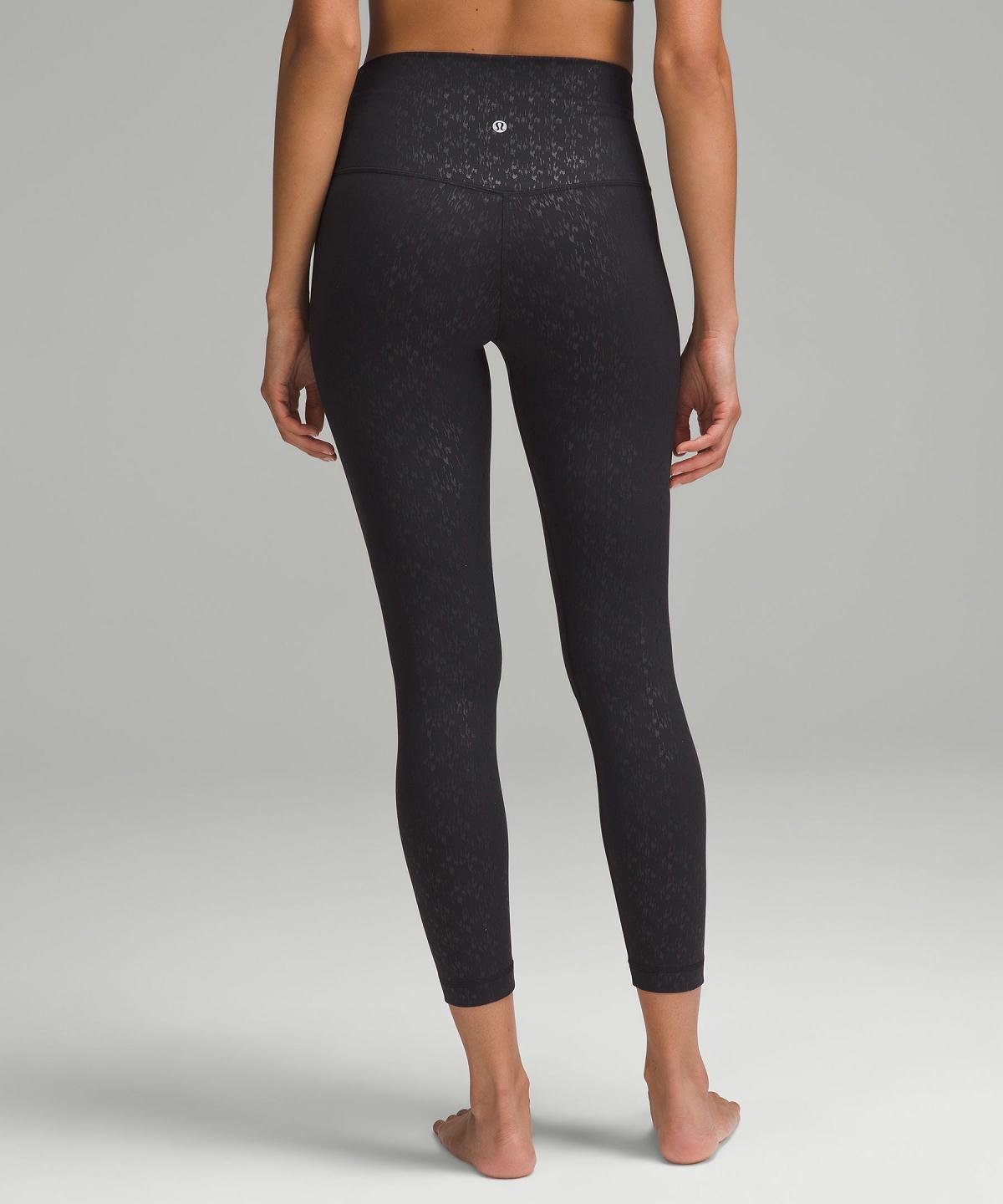 Black Lululemon Align™ High-Rise25" Women Pants | NZ_LuLu49891