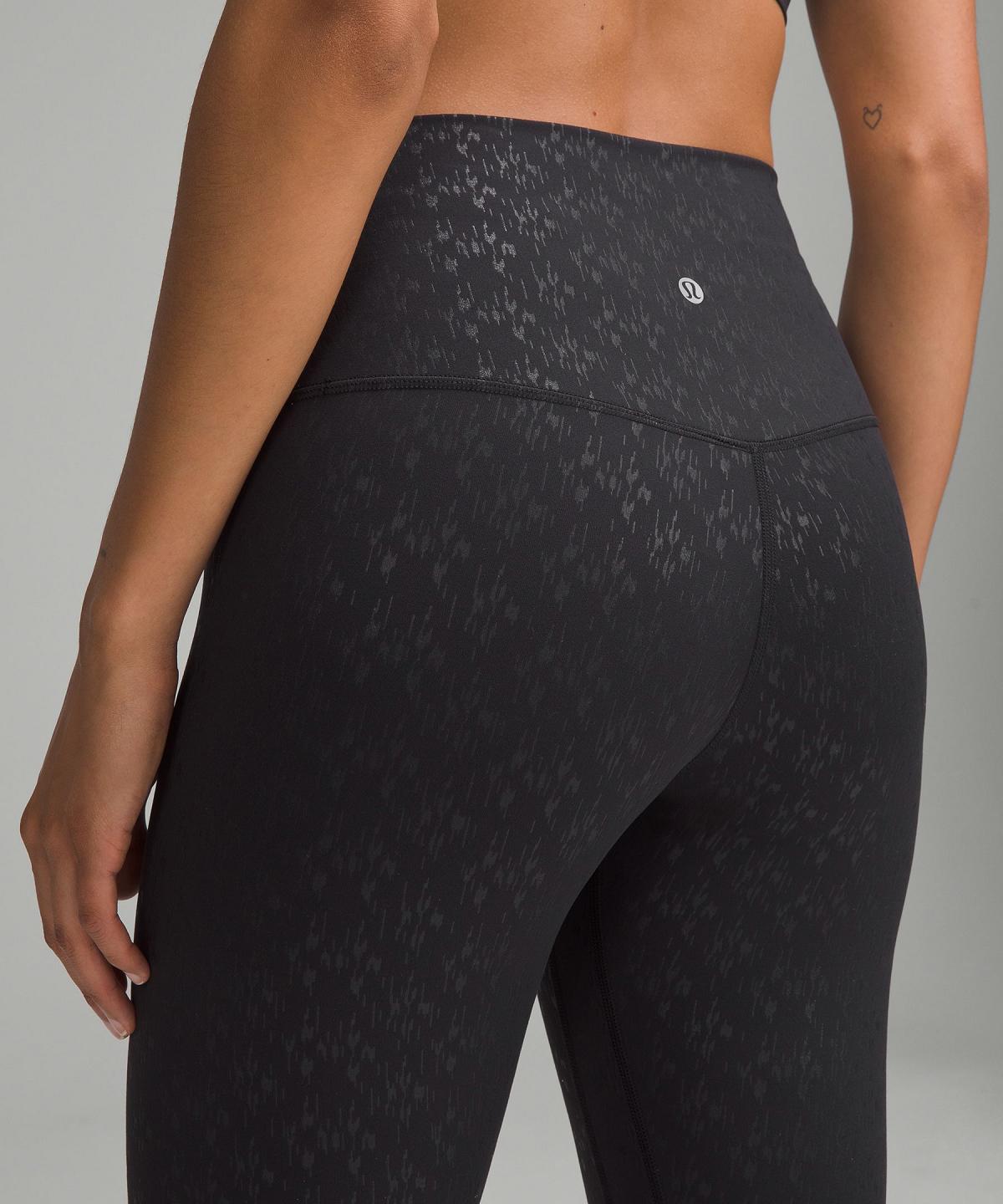 Black Lululemon Align™ High-Rise25" Women Pants | NZ_LuLu49891