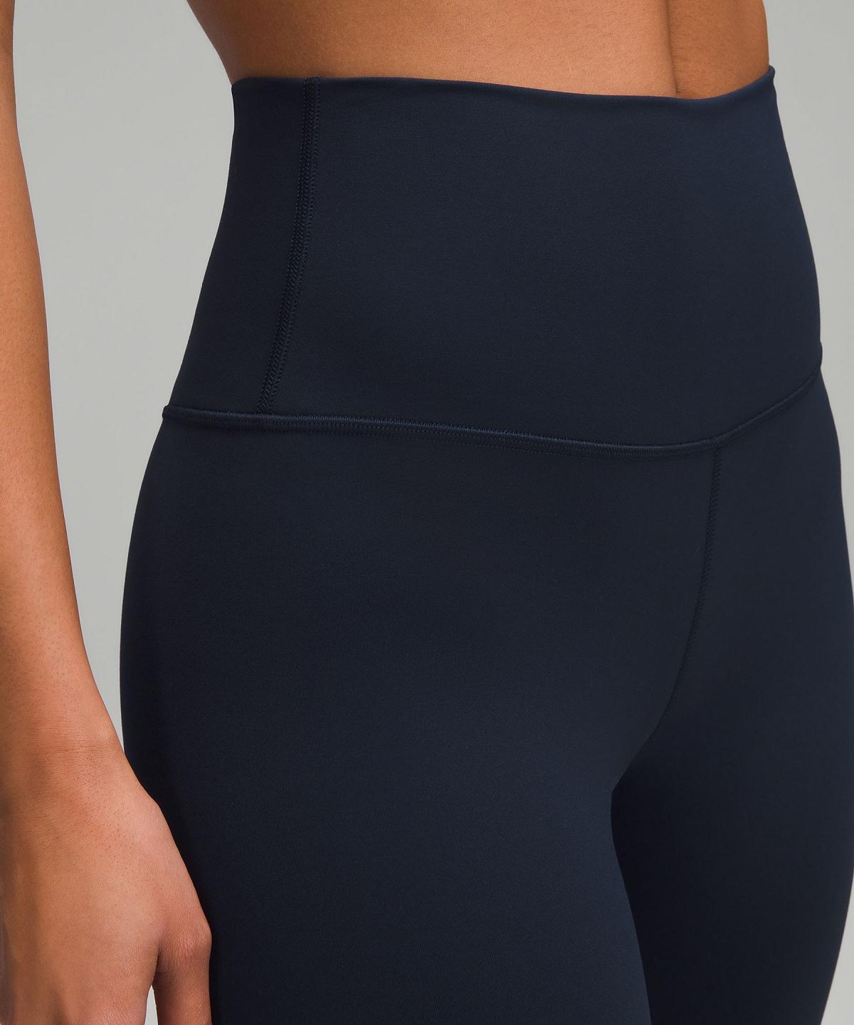 Black Lululemon Align™ High-Rise Crop 17" Women Leggings | NZ_LuLu23622