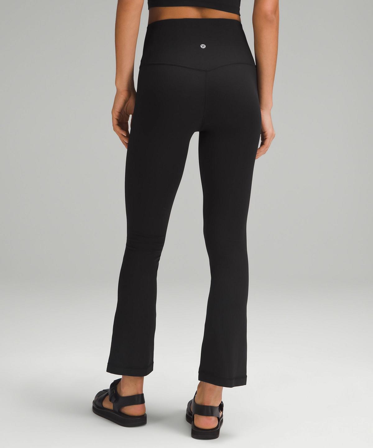 Black Lululemon Align™ High-Rise Mini-Flare Women Pants | NZ_LuLu81691