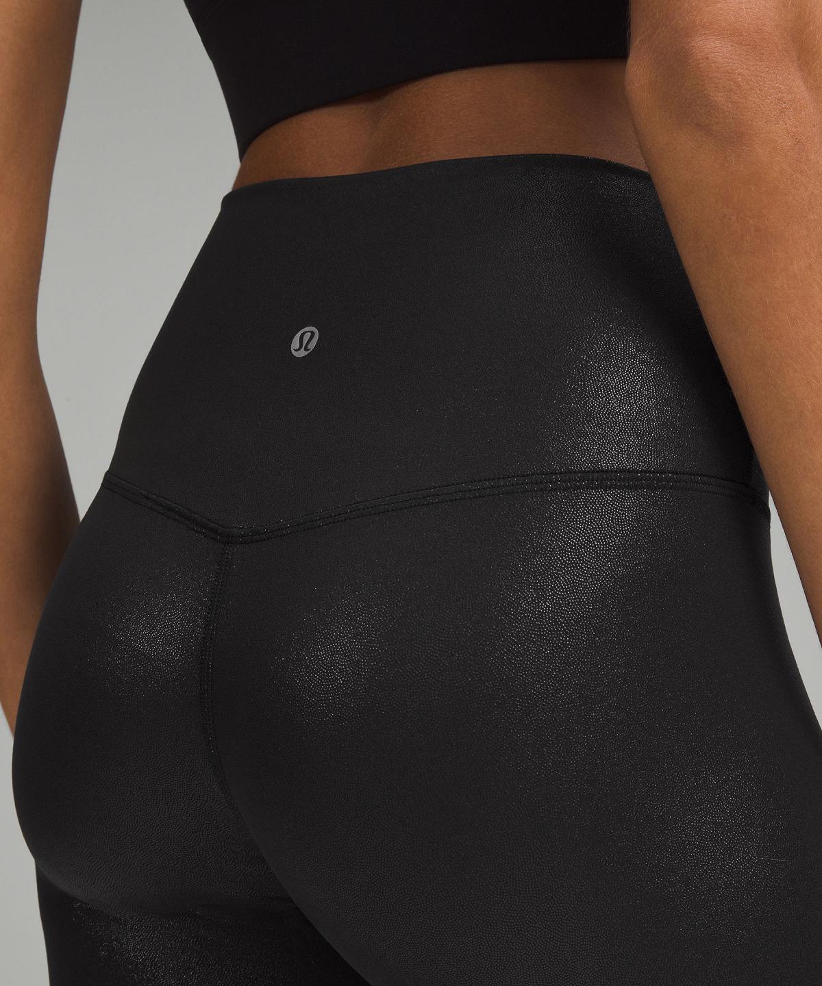 Black Lululemon Align™ High-Rise Pant 25" Women Leggings | NZ_LuLu83928