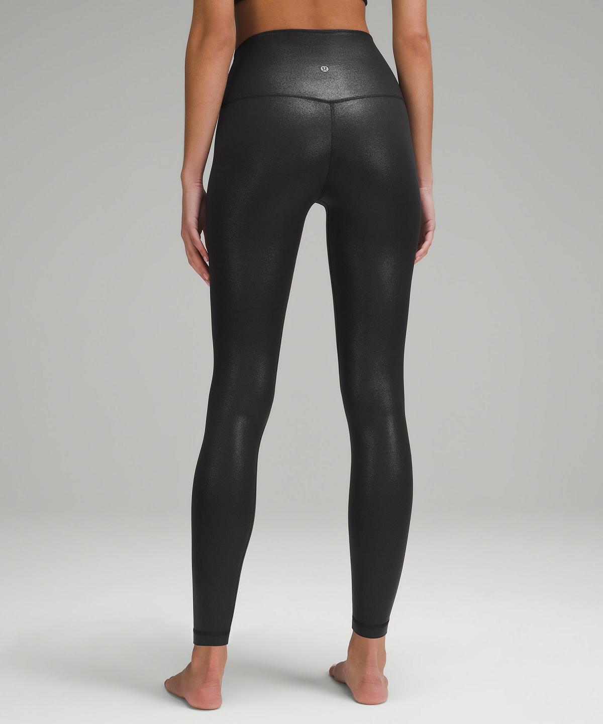 Black Lululemon Align™ High-Rise Pant 28" Women Leggings | NZ_LuLu66696