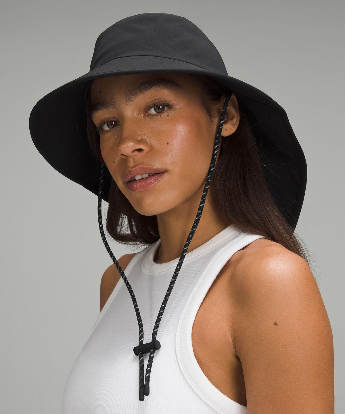 Black Lululemon All Sport Wide-Brim Women Hats | NZ_LuLu57850