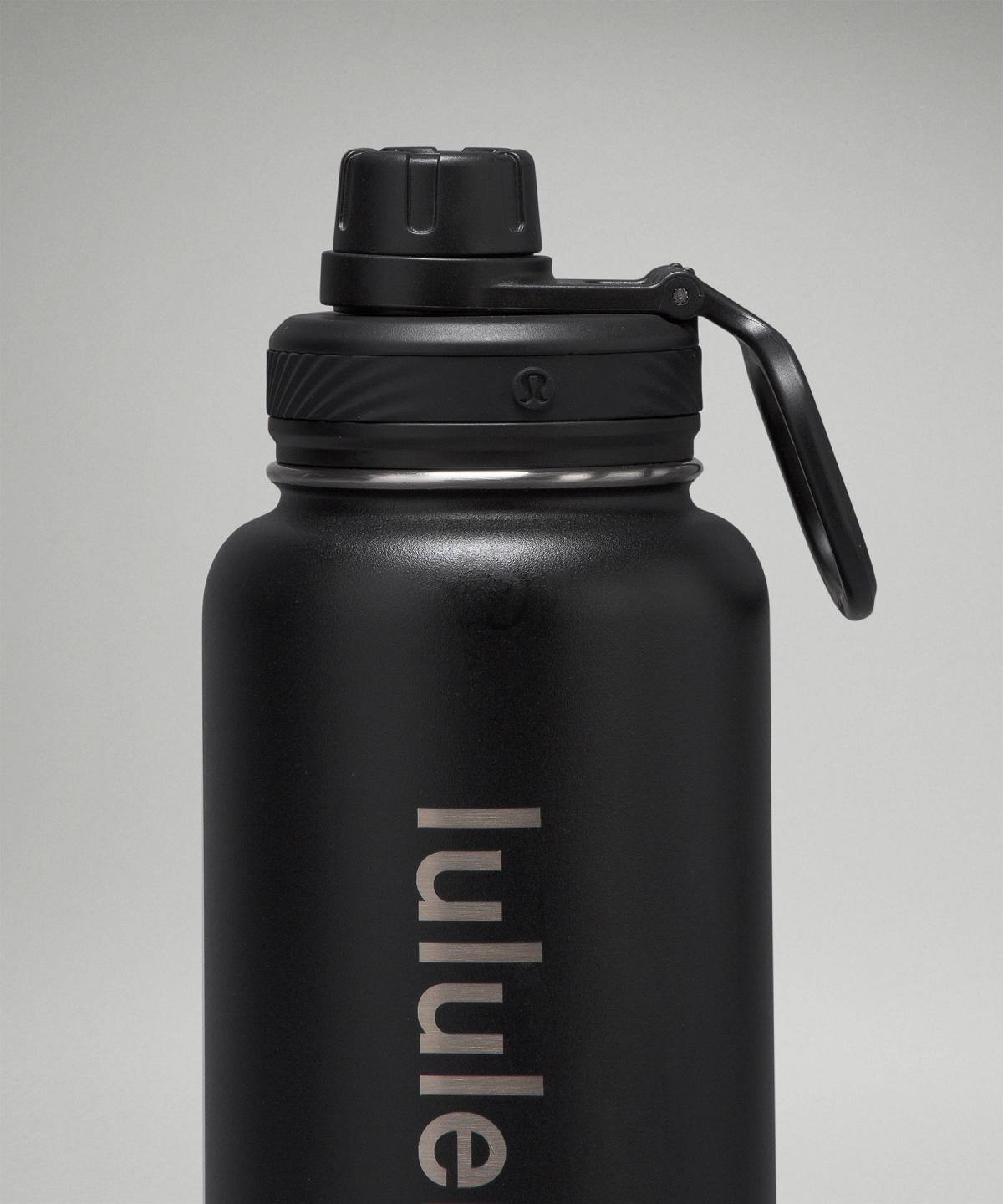 Black Lululemon Back to Life Sport Bottle 32oz Women Water Bottles | NZ_LuLu52910