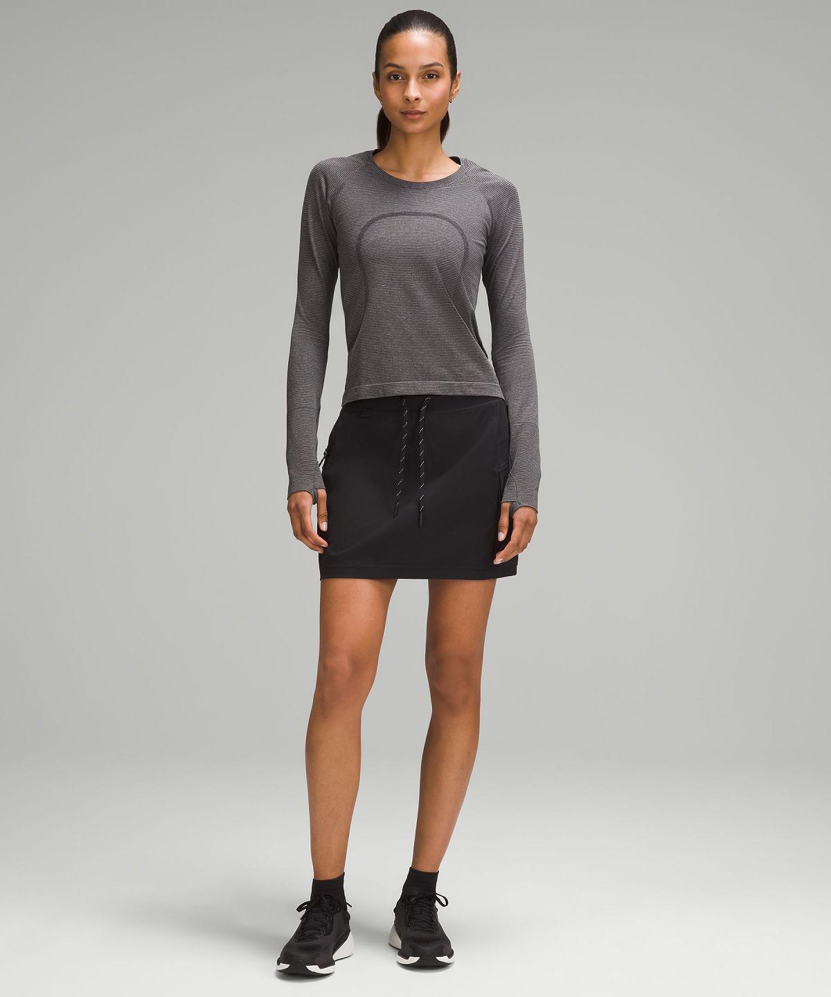 Black Lululemon Cargo High-Rise Hiking Women Skirts | NZ_LuLu92008