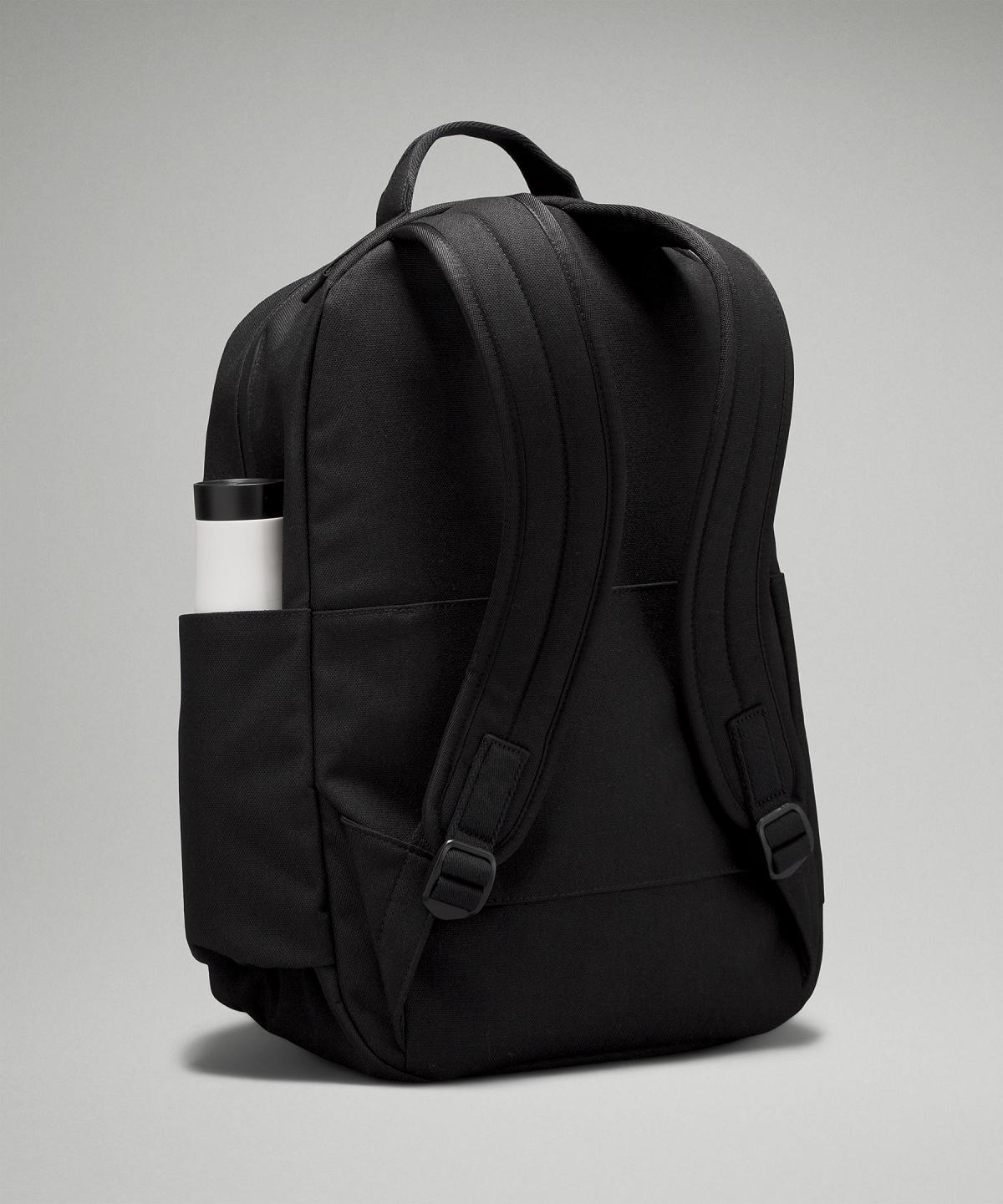 Black Lululemon Command the Day 25L Bag Backpacks | NZ_LuLu56149