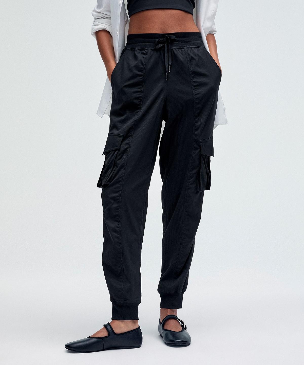 Black Lululemon Dance Studio Relaxed-Fit Mid-Rise Cargo Women Joggers | NZ_LuLu62846