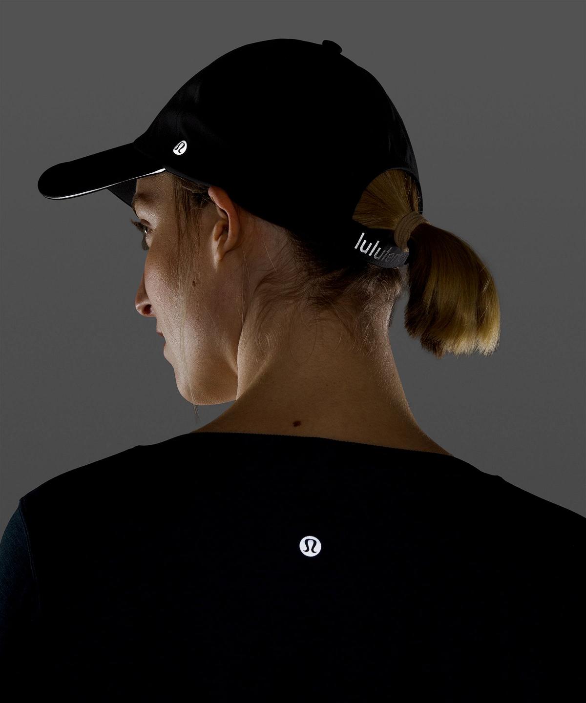 Black Lululemon Fast and Free Running Women Hats | NZ_LuLu42232