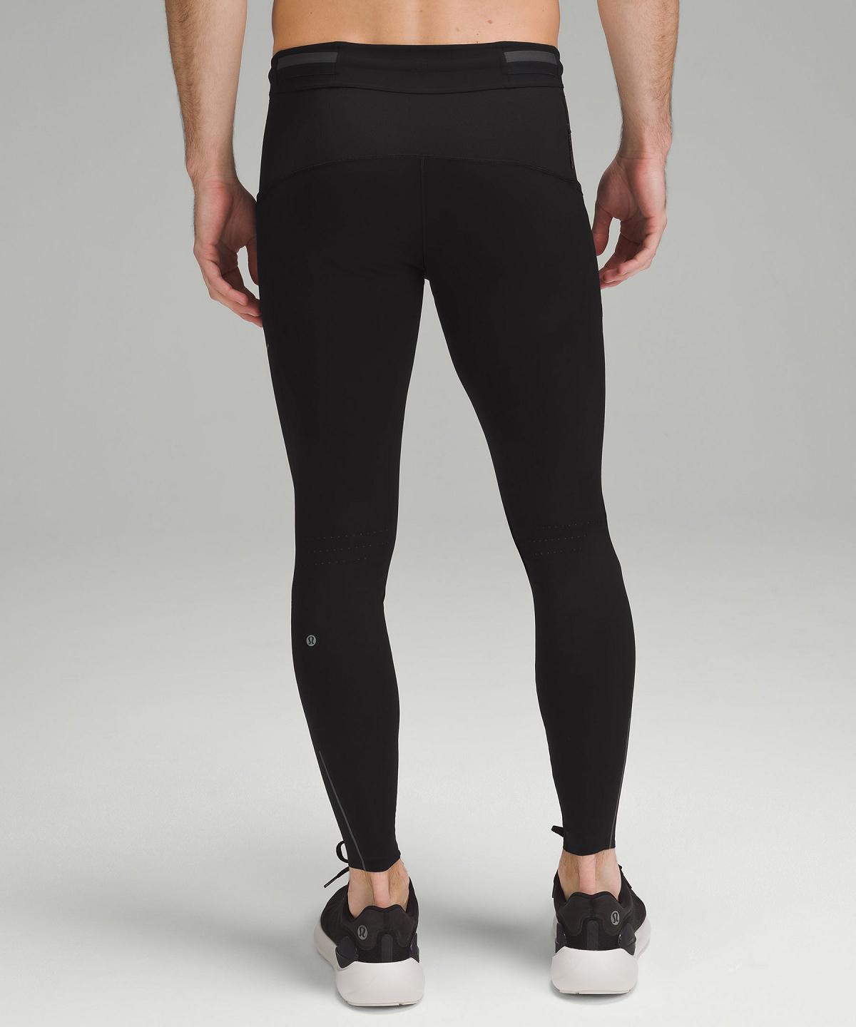 Black Lululemon Fast and Free Tight 28" Men Pants | NZ_LuLu73521